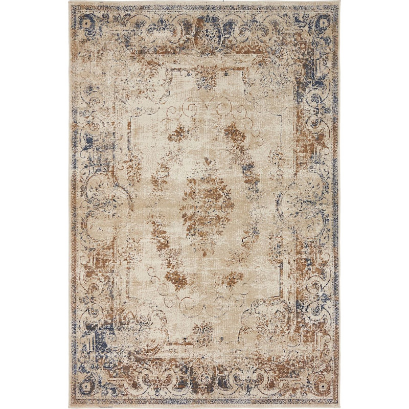 Widener Ikat Indoor Rug, Rectangle 4' x 6'