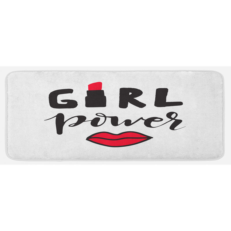 Tapis de cuisine Girl Slogan