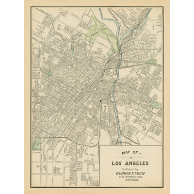 " Map Of Los Angeles "
