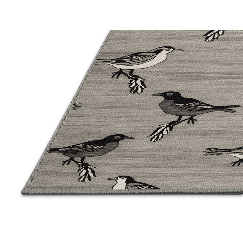  Tapis lavable pour oiseaux communs, Rectangle 6 pi x 9 pi