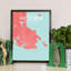 Victoria City Map - No Frame Print-1261134026