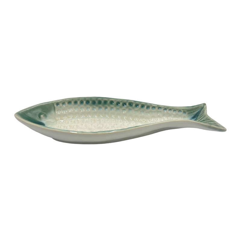  Assiette de poisson en céramique