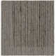 Felipa Striped Hand Knotted Recycled P.E.T. Area Rug in Dark Gray/Camel/Beige