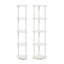 Bibliothèque d'angle en plastique H 57,7 po x l 11,6 po vente en gros-97912518