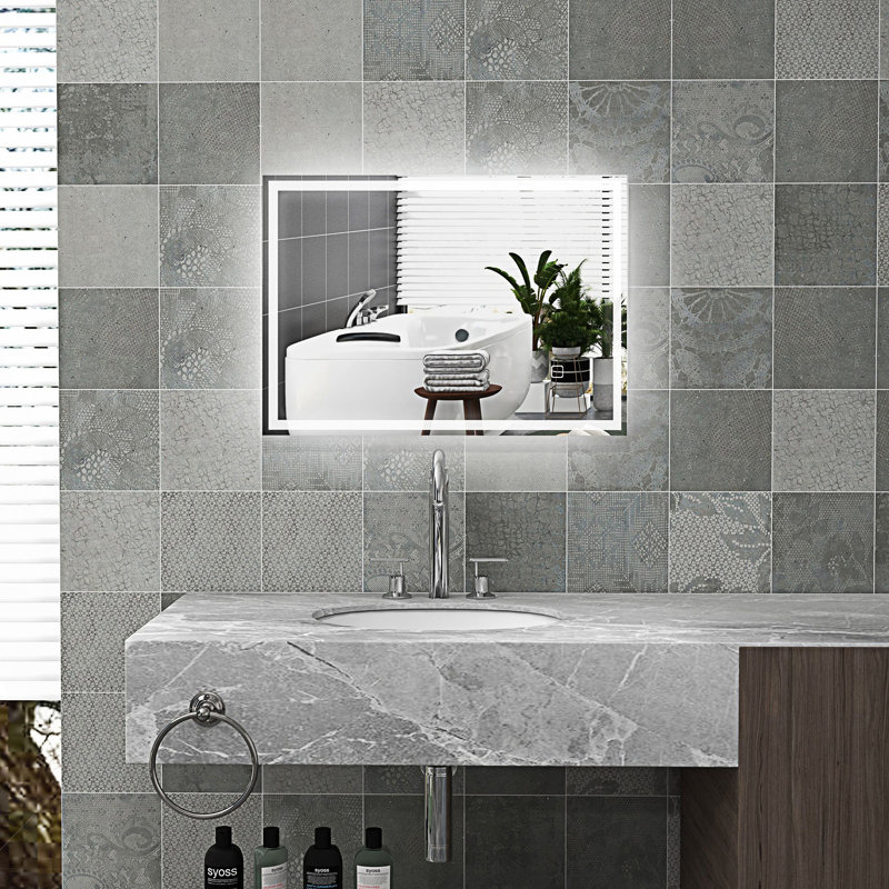 Dimmable Bathroom Mirror With Led Lights