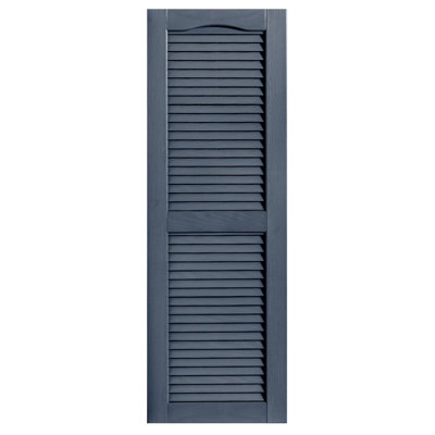 Cathedral Top Custom Open Louver Shutters Pair