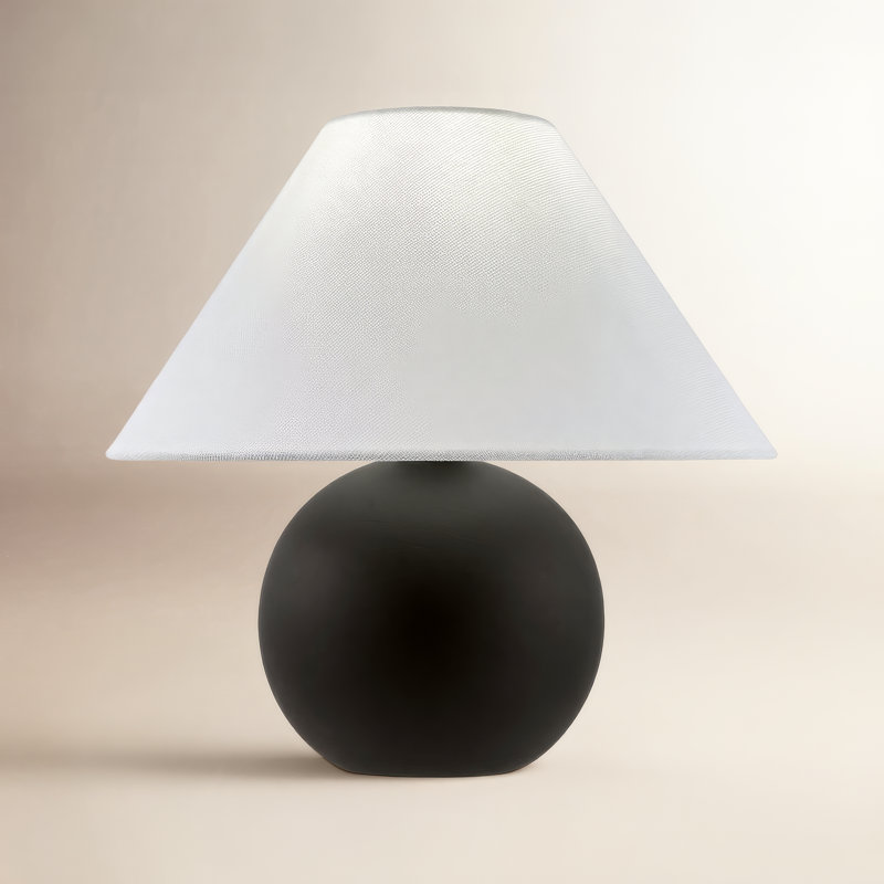 Lampe de table Gutzman, Noir, Classic Empire