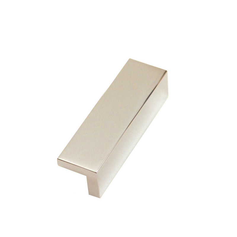 Tap Pull Finger Pull, 4", Polished Nickel