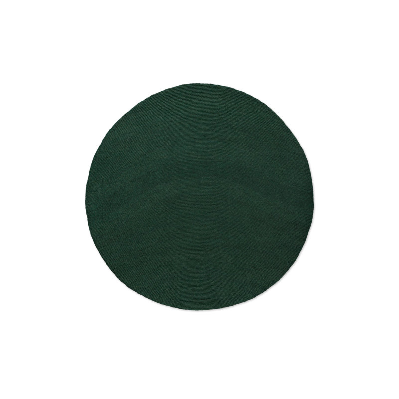 Handmade Wool Area Rug, Round 6'7"
