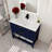35.92'' Single Bathroom Vanity with Resin Top-186108017