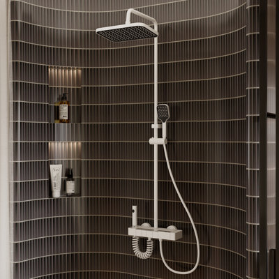 Système de robinet de douche fonctionnel 4-en-1 avec affichage DEL de la température