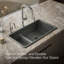 Iron Tones 33" L x 18.75" W Large/Medium Double-Bowl Kitchen Sink-6918504