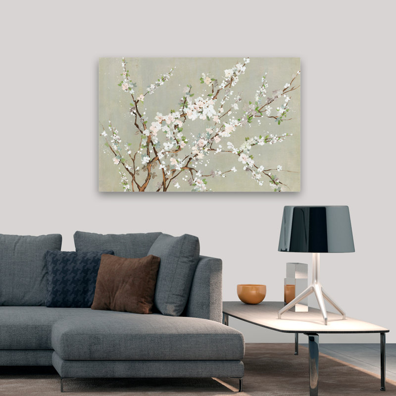 Paysage, nature, plantes, fleurs, art mural Geisha, H 32 po x l 48 po