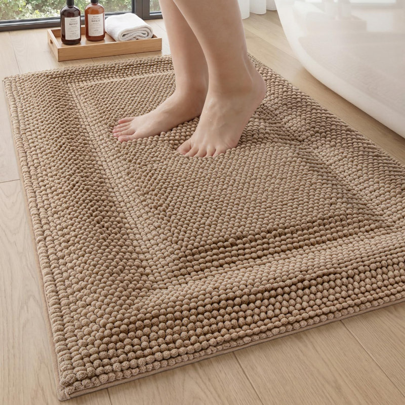 Anti slip washable bathroom carpet