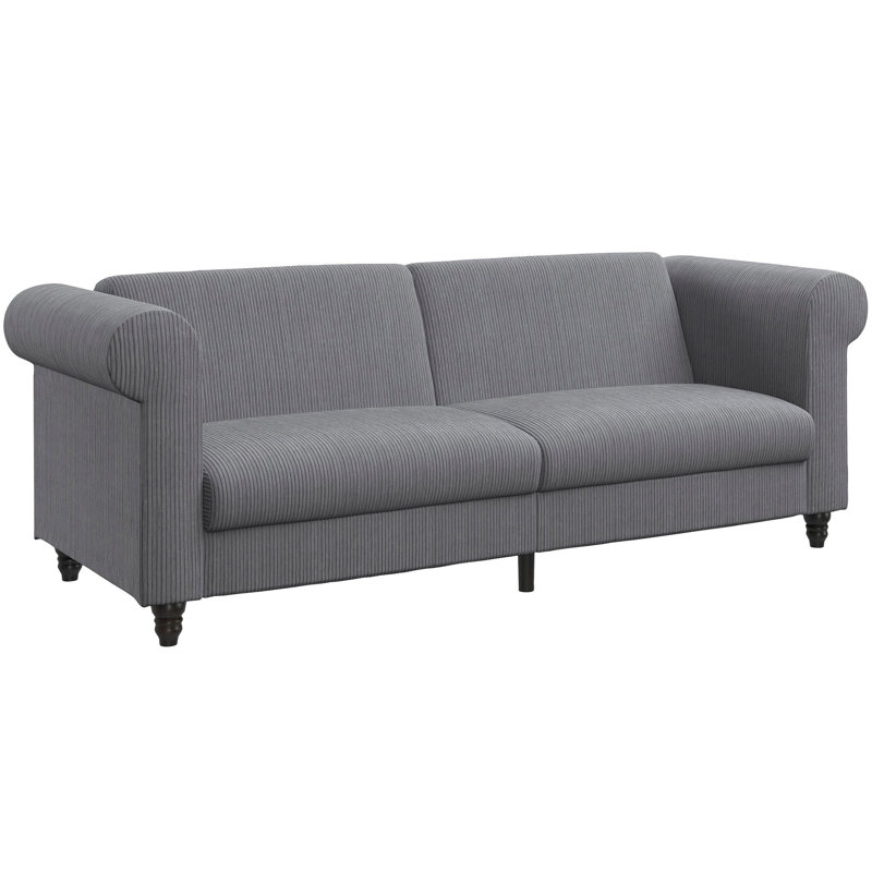 3 Seater Sofabed in Corduroy, Grey
