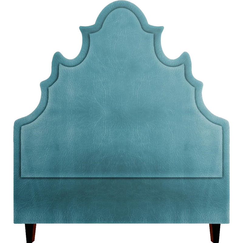 Sophie Upholstered Headboard, California King, Turquoise