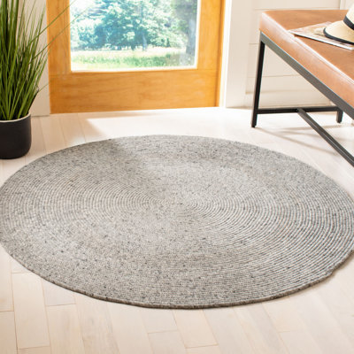 Cordero Hand Woven 0.6 Wool, 0.4 Cotton Solid Color Rug