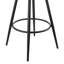 Tabouret de bar ou de comptoir pivotant avec structure en fer Aigerim-833175391-833175390
