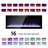 Symple Stuff 50"  Electric Fireplace Heater, Recessed/Wall Mounted, Ultra-Thin Fireplace Inserts for Living Room, 16 Flame Colors, Adjustable Flame Brightness/Speed/Temperature, Remote/Timer, Black