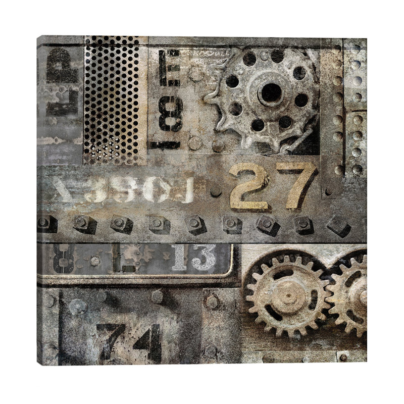 Industrial II by Dylan Matthews - Print on Canvas, No Frame, 45.72 cm H x 45.72 cm W x 1.91 cm D
