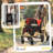 Foldable Standard Stroller Pet Stroller with Storage Smooth Ride with Shock Absorption-99356782