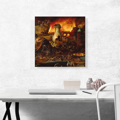 L'enfer par Hieronyme Bosch - reproduction d'art sur toile tendue