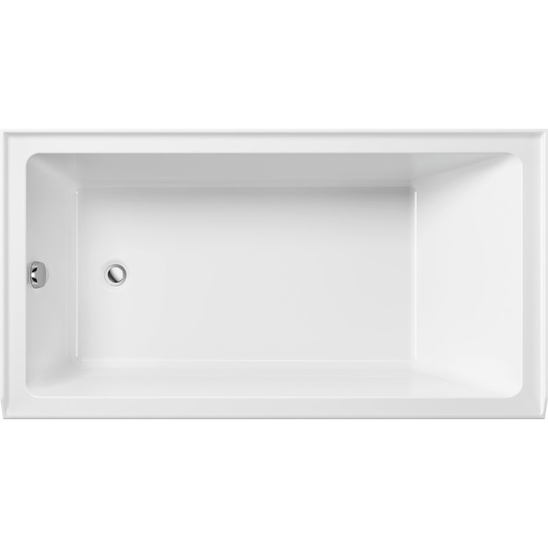 Duravit No.1 Alcove 60x32 Bathtub, Left