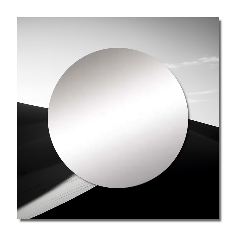 Maleaya - Miroir carré décoratif pour chambre à coucher, 36 po x 36 po