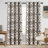 Suwannee Geometric Curtains Modern Grommet Drapes for Living Room Blackout Thermal Noise Reducing 2 Sets of Curtain Panels for Bedroom-854209184-879296742