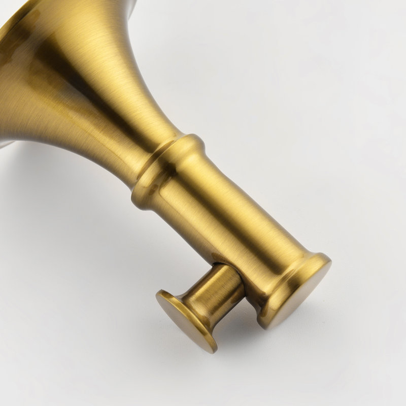 6 - Piece Bathroom Hardware Set, Gold, 3" H x 22" W x 3" D