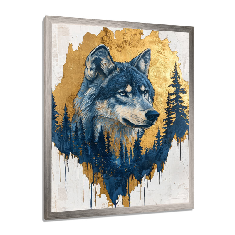 Graice - Animals Canvas Prints, Argent argent, H 20 po x l 12 po, Reproduction encadrée d'une seule photo