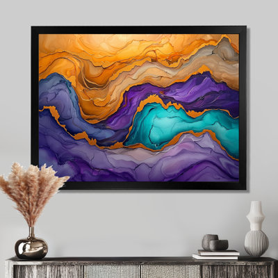 Wicklund Dissolved Boundaries Splashes Of Drippainting II - Drip Painting Wall Art