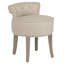 Tabouret de coiffeuse en bois massif Brogen