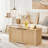 Bayne Blanket Storage Bench with Rattan-1473885452