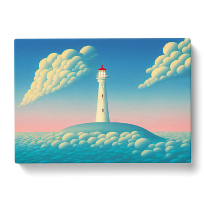 XXX-H1022-WF-4843X Hypnotic Lighthouse - Wrapped Canvas Print