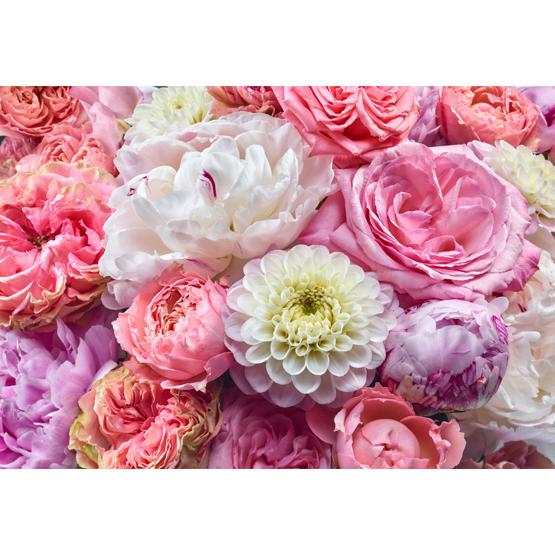 Vibrant Spring Flower Paper 3.68m x 2.54m Matte Wall Mural