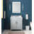 Guider 30" Free Standing Single Bathroom Vanity with Engineered Stone Top-92518484