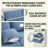 87" Modern Flared Arm Textured Linen Sofa-1080210029