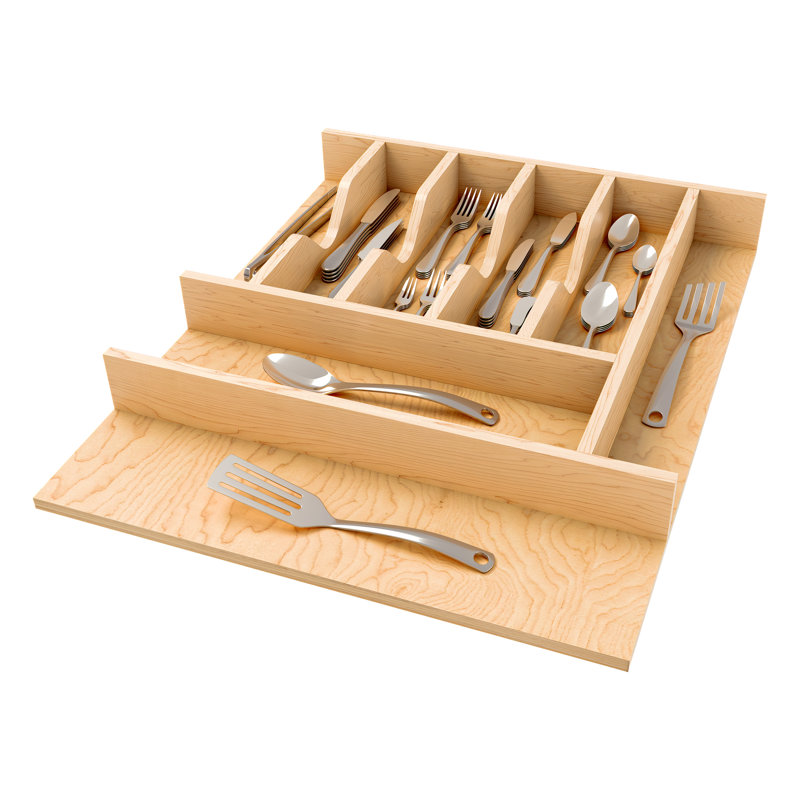 Tiroir pour ustensiles Rev-A-Shelf, H 2,36 po x l 16,22 po x P 19,49 po