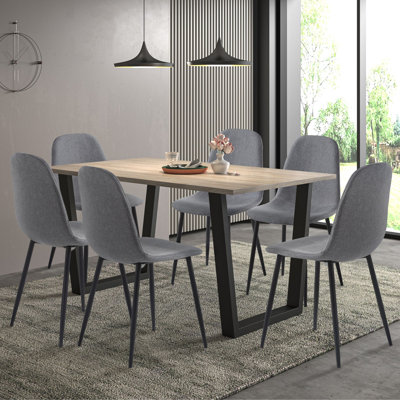 Antigua 6 - Person Dining Set