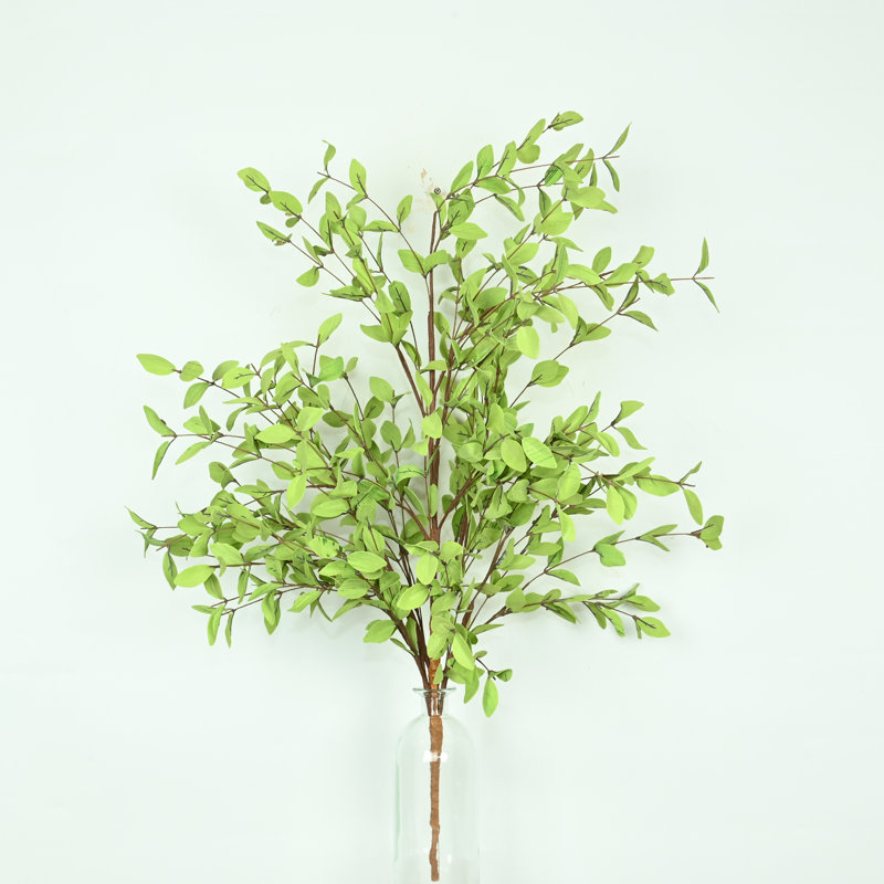Branche d'eucalyptus artificiel 36 "pour remplisseur de vase, branche de feuillage de brindille de campagne brume un long bouquet en vrac pour les décorations de table de centre de table de bureau à domicile