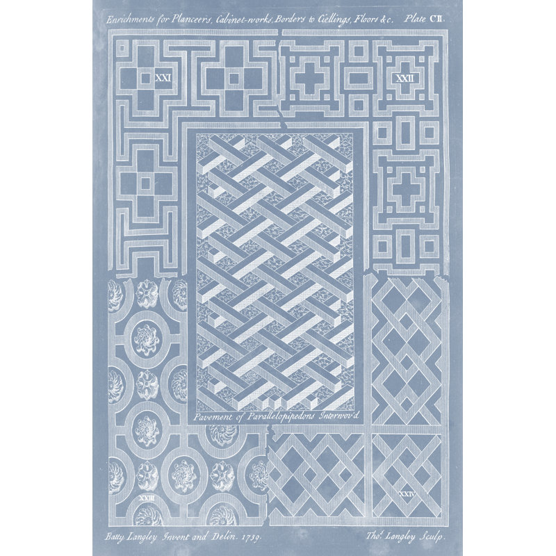 Elements For Design IV by Langley - Wrapped Canvas Painting, 46cm H x 30cm W x 3.8cm D