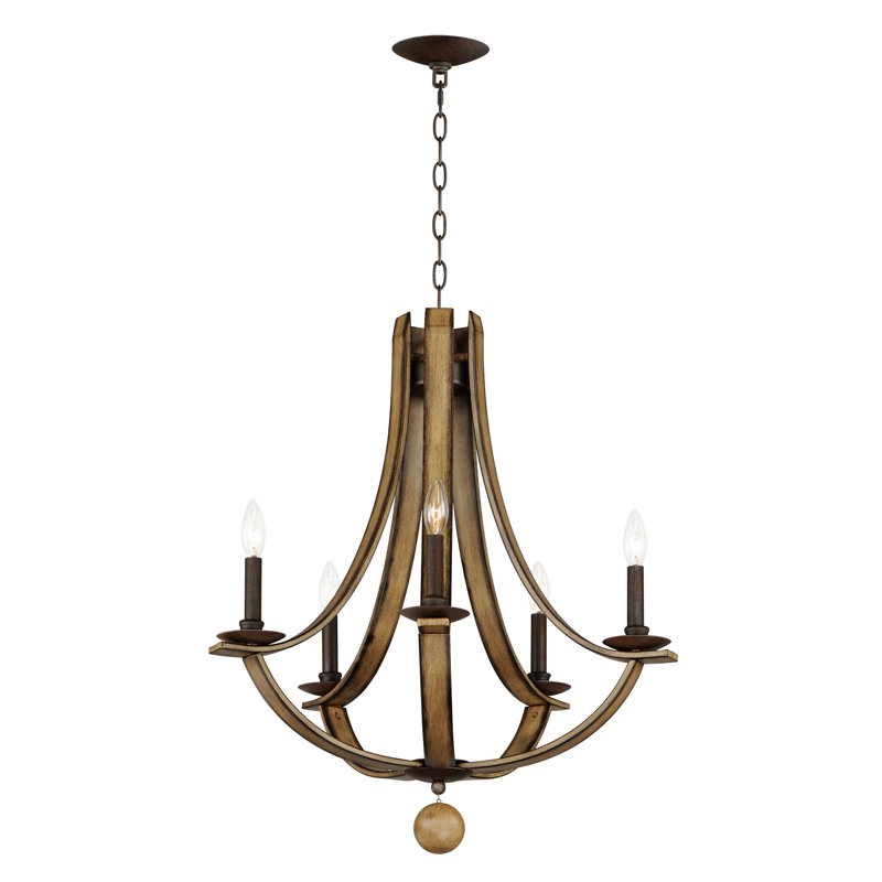 Breeahna 5 - Light Dimmable Empire Chandelier