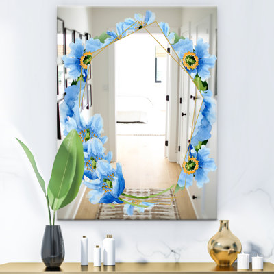 Miroir décoratif efflorescent