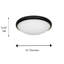 Plafonnier encastré 3 lumières 16 po