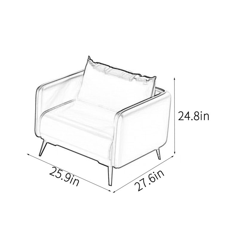 Simple business modern office sofa