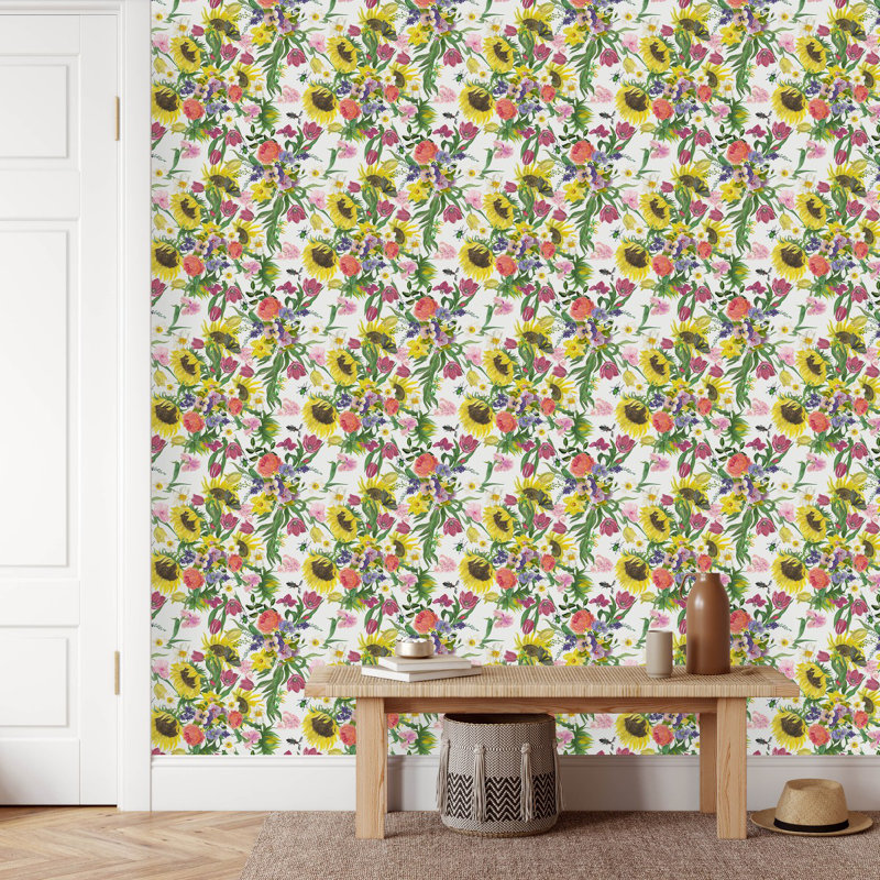 Panneau de papier peint Kemaurion, L 2,08 pi x L 10,42 pi