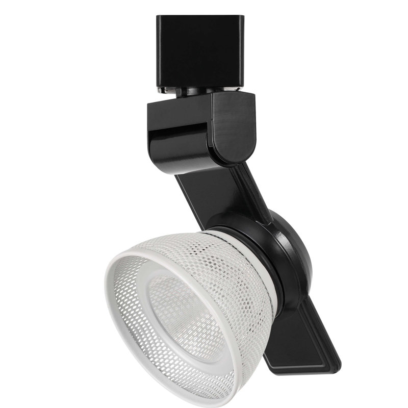 Tête de luminaire de rail del, Noir, Noir