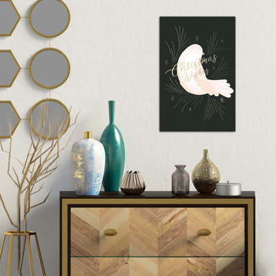Elegant Christmas Ii by Jennifer Ellory - Wrapped Canvas Print