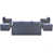 Coussin gris / cadre gris est en rupture de stock